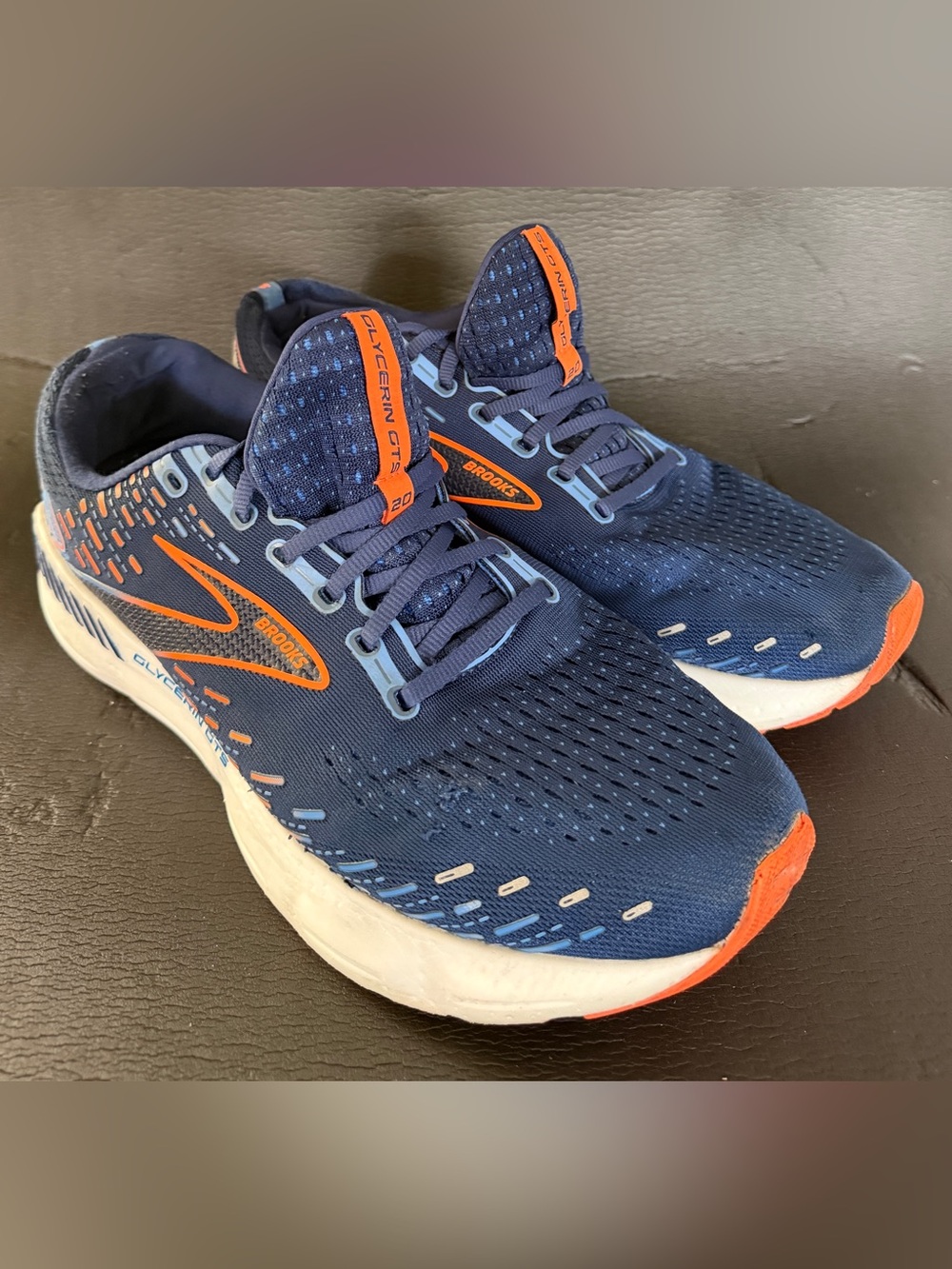 Brooks Navy & Orange Men's Running Shoes
